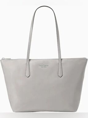 Medium Kate Spade Gray Nylon Tote